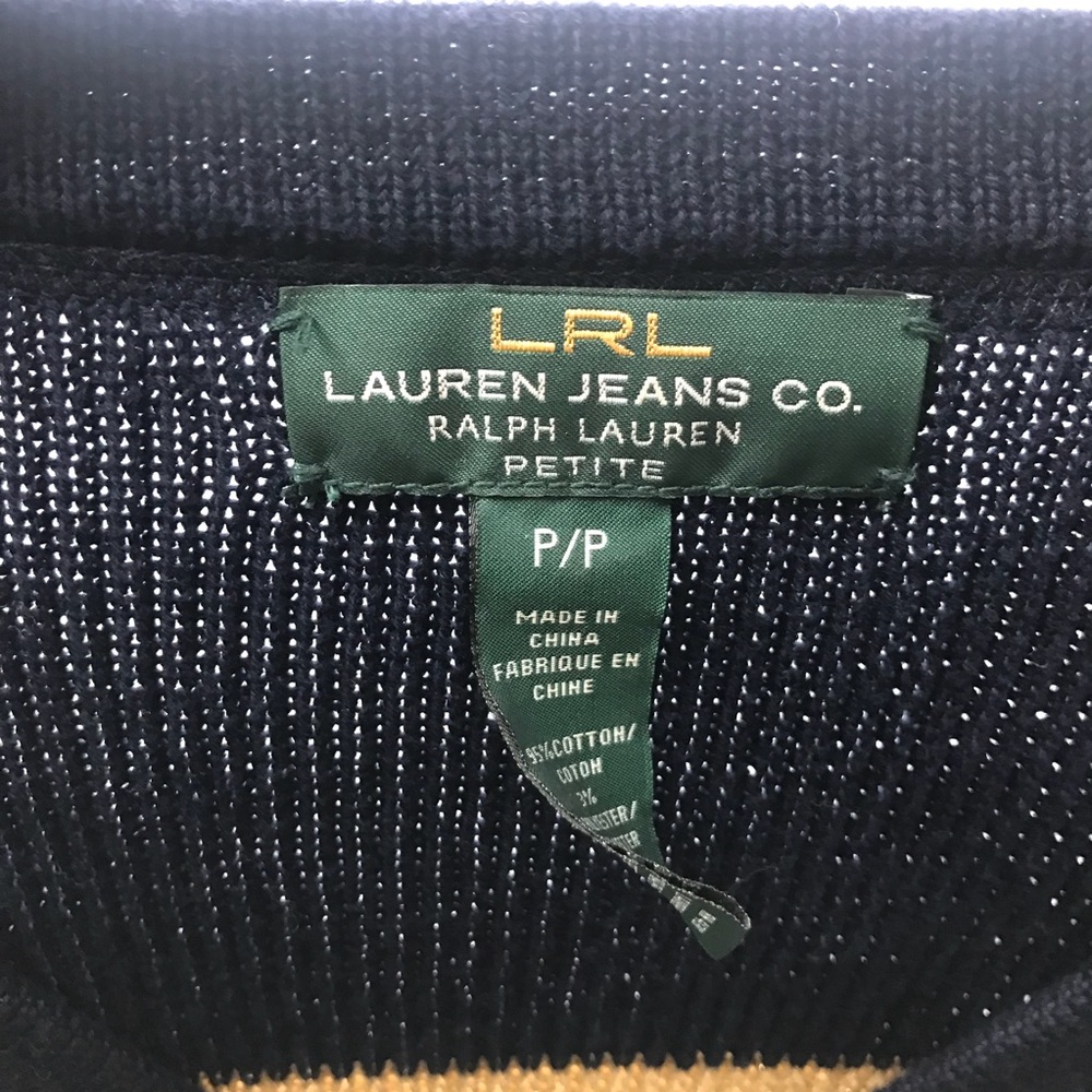 Ralph Lauren | Metallic Striped Sweater - Picture 6 of 8